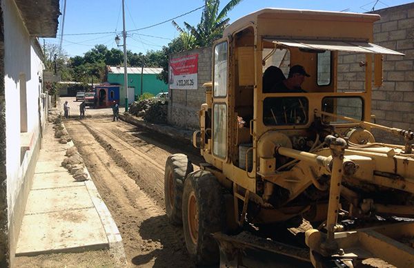 Avanzan obras en Huaquechula