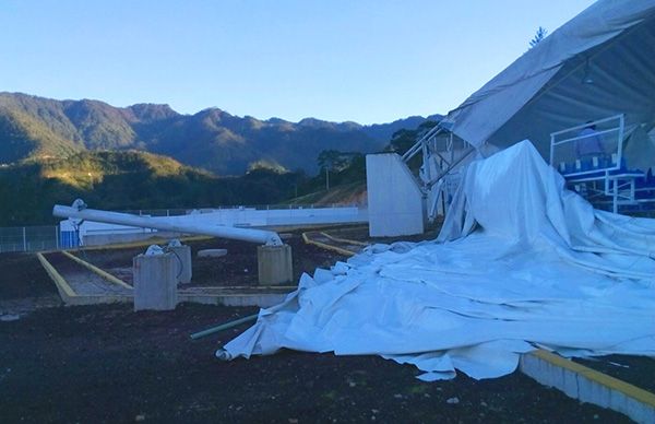 Ventarrones provocan daños en Huitzilan de Serdán
