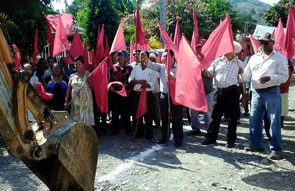 Celebran arranque de obra en Jalpan