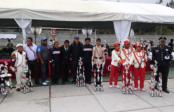 Se corona Puebla en VII Encuentro Nacional de Bandas de Guerra