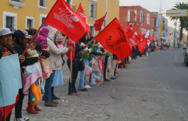 Intensificarán lucha ante indiferencia del gobierno estatal