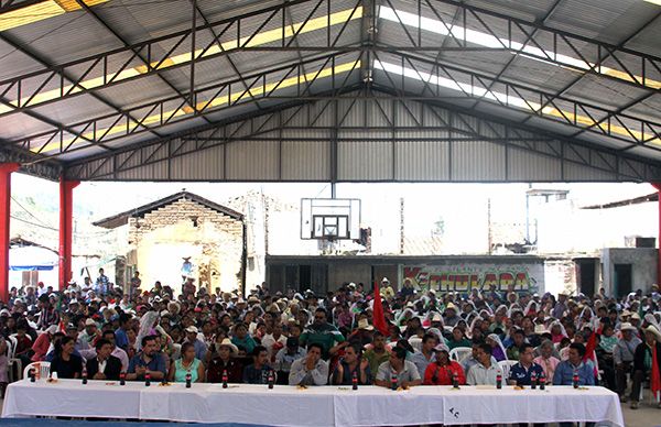 Utilizar la fuerza del pueblo para tener un pueblo de progreso: Antorcha