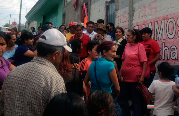 Visita Soraya Córdova vecinos de San Francisco Totimehuacán