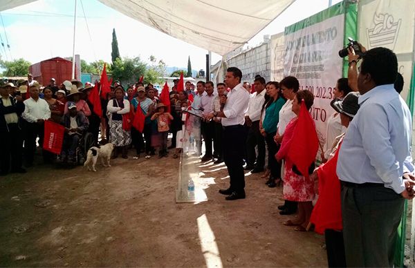 Agradece alcalde de Quecholac gestiones de Antorcha