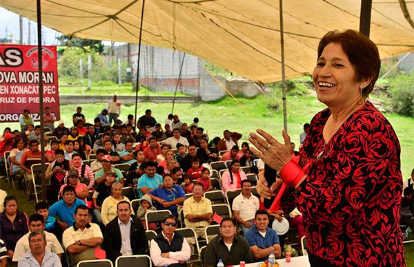 Inauguran obras por 9.6 mdp para Canoa