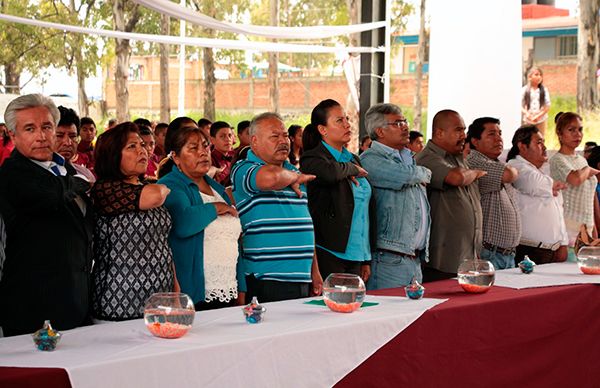 Construirá edil obra en secundaria de Santa Clara