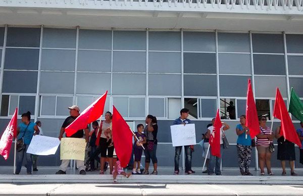 Antorchistas campechanos piden al gobierno del estado sea serio y cumpla compromisos pactados