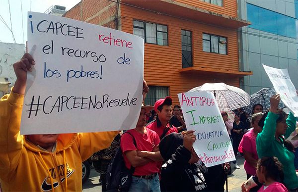 Retiene Capcee recurso gestionado por Antorcha