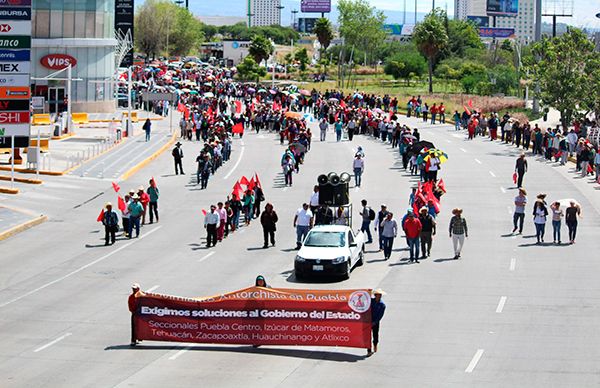 Poblanos anuncian más movilizaciones para la próxima semana