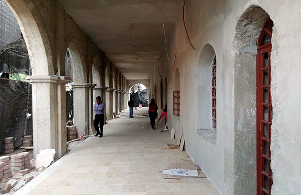 Rehabilitan palacio municipal en Ahuatempan