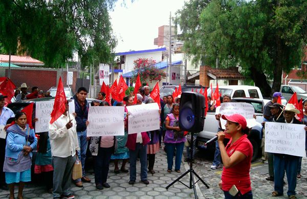  Se manifiestan colonos de Atlixco en contra de SEDESO