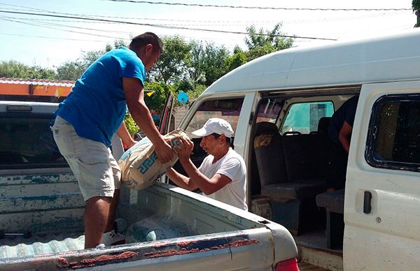 Logran material para habitantes de Izúcar