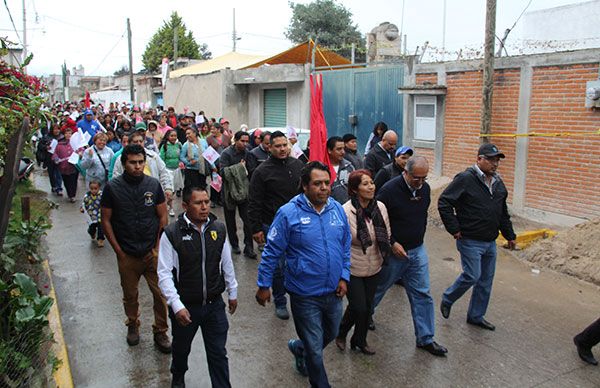   Familias de Tlanalapan tendrán calles nuevas