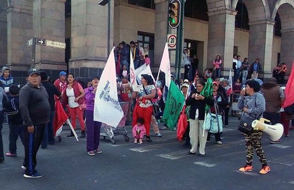 Encarcelan injustamente a cuatro antorchistas en Toluca