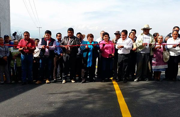  Inaugura Hersilia Córdova libramiento en Santa Isabel Cholula