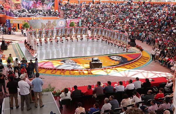 Se inauguró XIX Espartaqueada Cultural de Antorcha en Tecomatlán