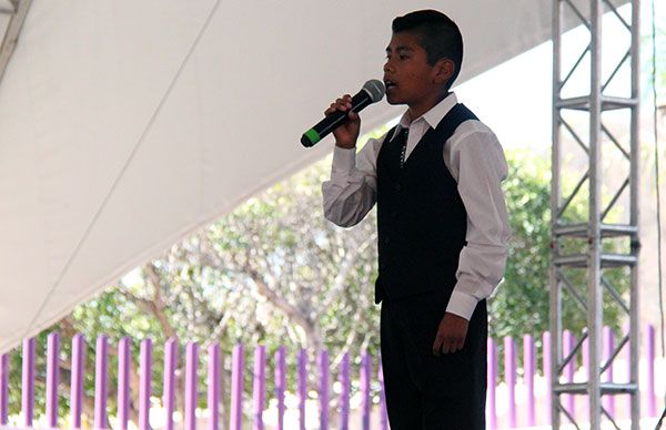Participa Puebla con cantante de 11 años
