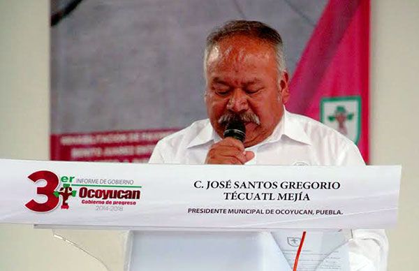   Gobierno antorchista de Ocoyucan invirtió más de 48 mdp en 46 obras