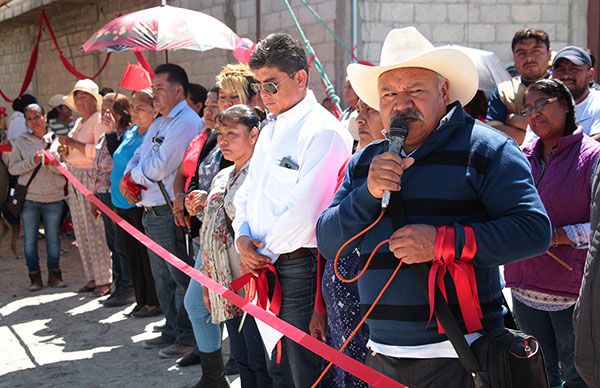 Inauguran drenaje en Santa Clara