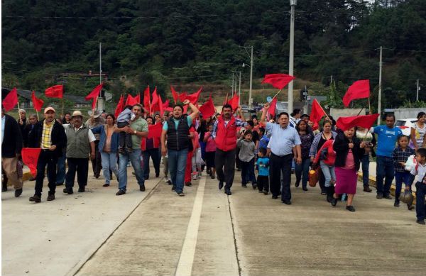  Anuncia Antorcha marcha en la Sierra Norte