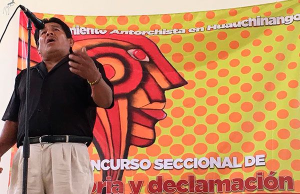 Realizan eliminatoria de Oratoria y Declamación rumbo al encuentro estatal