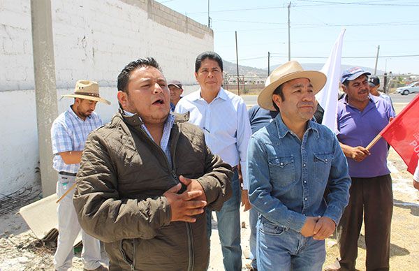 Inauguran obras en Amozoc