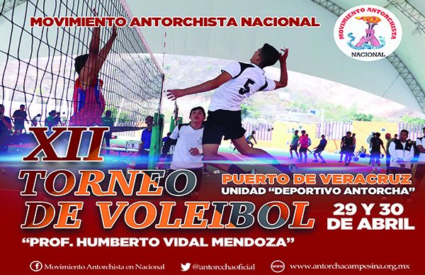 En puerta el XII Torneo Nacional de Voleibol