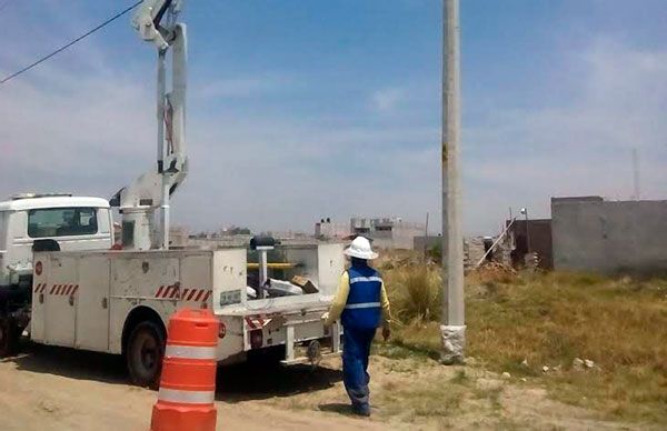 Logran rehabilitación y habilitación de alumbrado público