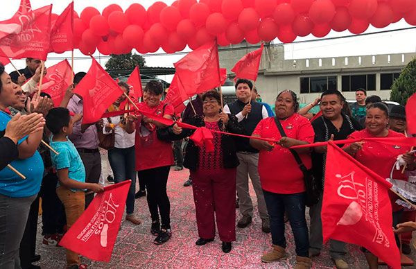  Inaugura Hersilia Córdova otra calle en San Félix Almazán