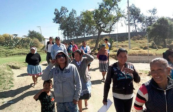 Solicitan colonos apoyo al MA