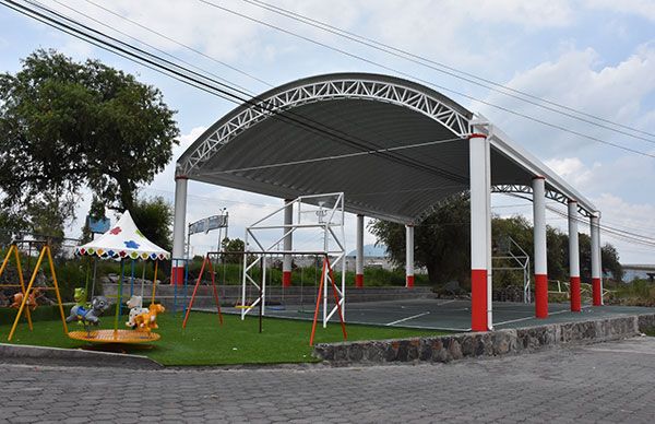  Concluye Antorcha obra en Atlixco 