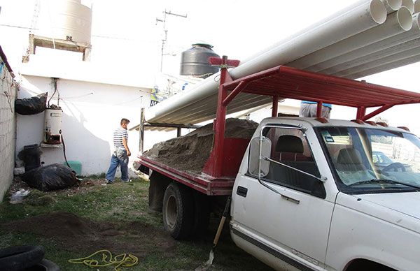  Ayuntamiento de Ocoyucan y vecinos trabajan por la introducción de drenaje 