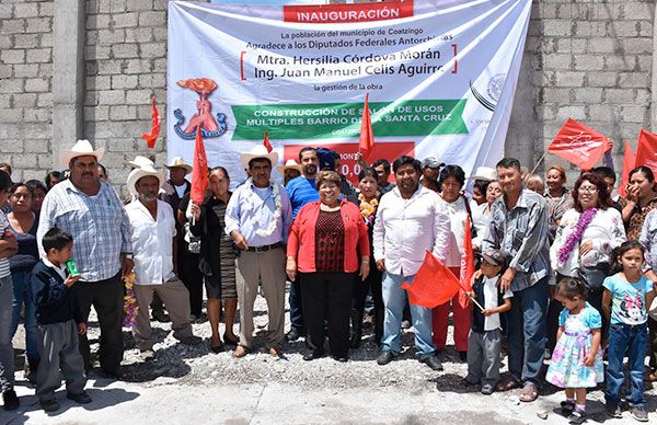 Lleva Hersilia Córdova obras a Coatzingo