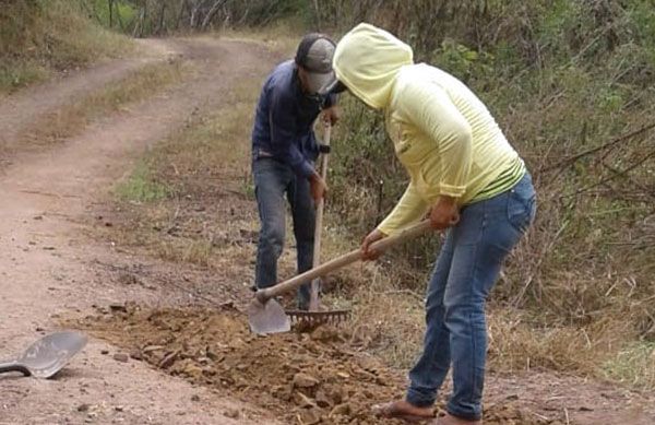 Siguen los trabajos del PET en la zona baja del Mezquital 
