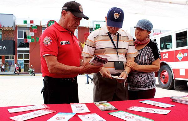 Orientan sobre prevención en Semana Nacional de Protección Civil
