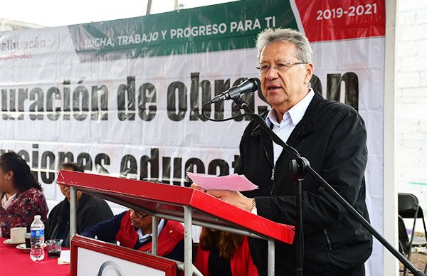 Escuelas más dignas en la Zona Comunal San Agustín