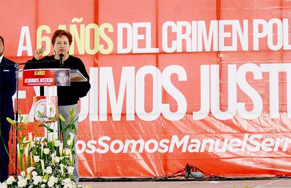 A seis años del crimen político... 