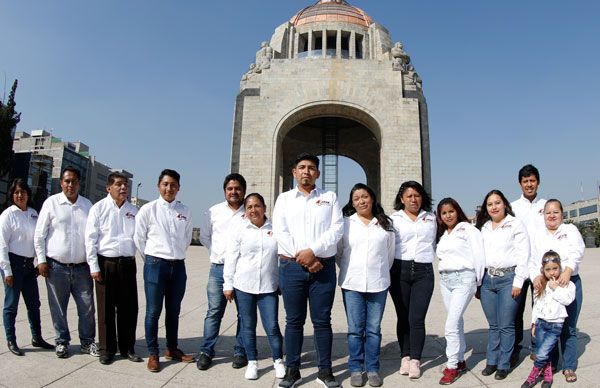 Antorchistas de Tláhuac entusiasmados por el  cierre de festejos del 45 Aniversario