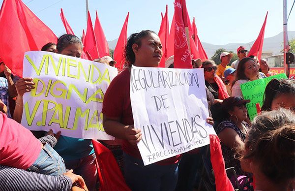 Sin avances al pliego petitorio antorchista de Tijuana