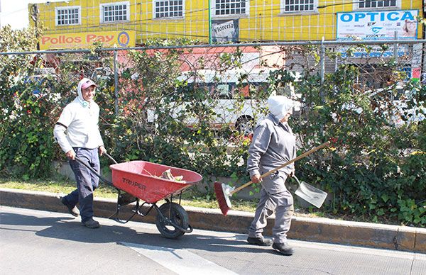 Avanza jornadas de limpieza en pescadores y carpinteros