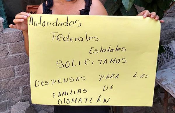 Urge apoyo alimenticio 