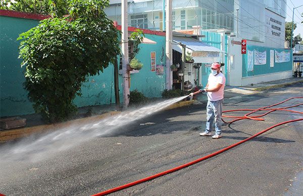 Reforzamos acciones de sanitización en Chimalhuacán