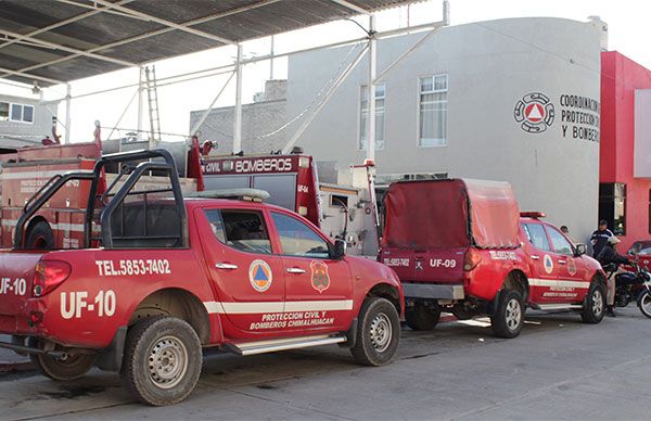 Bomberos Chimalhuacán atiende fugas de gas