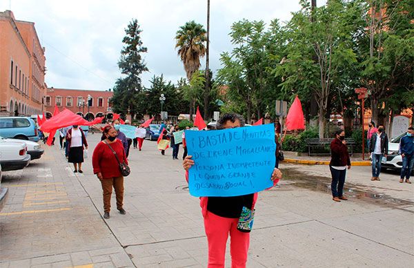 En Fresnillo, exigen sean atendidas demandas 