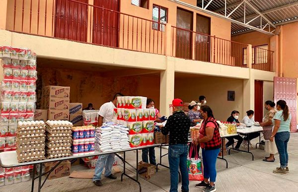 Subsidia despensas ayuntamiento de Tepexi