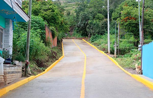 Inaugura alcalde antorchista obras en San Bernardino Chalchihuapan