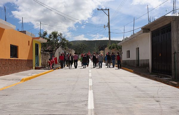 Ayuntamiento de Tepexi inaugura obra en San Felipe Otlaltepec