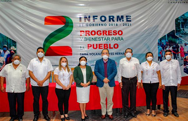 Alcaldesa de Tecomatlán, Puebla rinde Segundo Informe de labores