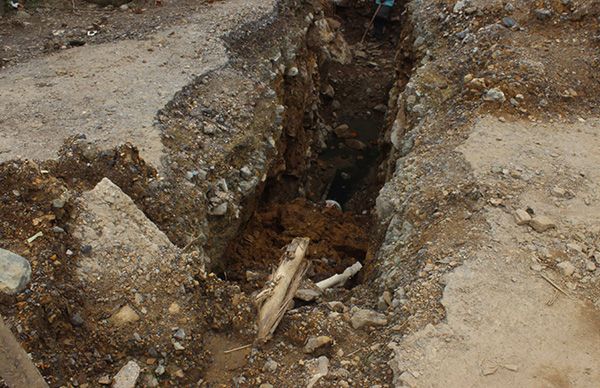 Esperan terminación de obra en Olintla