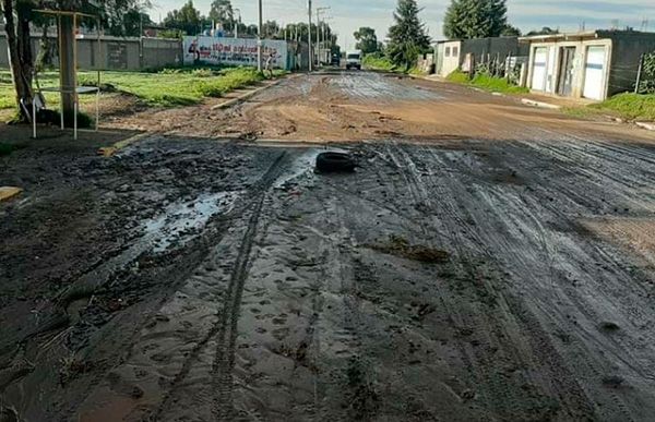 Afectan las lluvias en Texmelucan
